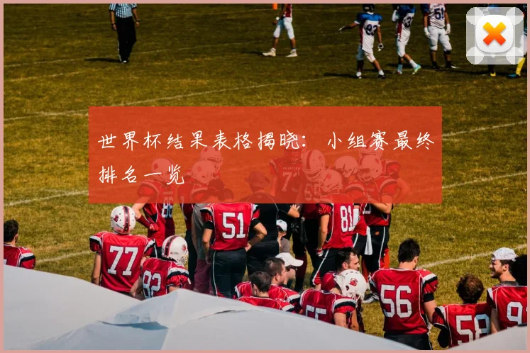 世界杯结果表格揭晓:小组赛最终排名一览